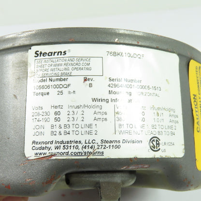 Stearns 105606100DQF Electric Motor Fan Cover Shroud Guard 6-5/8" OD x 3" Wide
