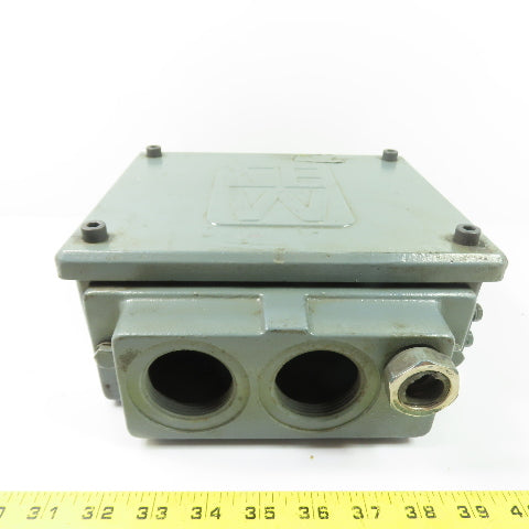 SEW Electric Motor Cast Conduit Terminal Junction Box Cover 9" x 7" x 3.25"