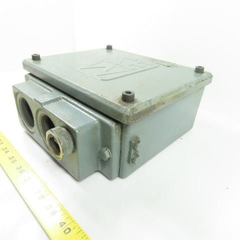 SEW Electric Motor Cast Conduit Terminal Junction Box Cover 9" x 7" x 3.25"