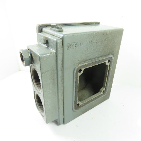 SEW Electric Motor Cast Conduit Terminal Junction Box Cover 9" x 7" x 3.25"