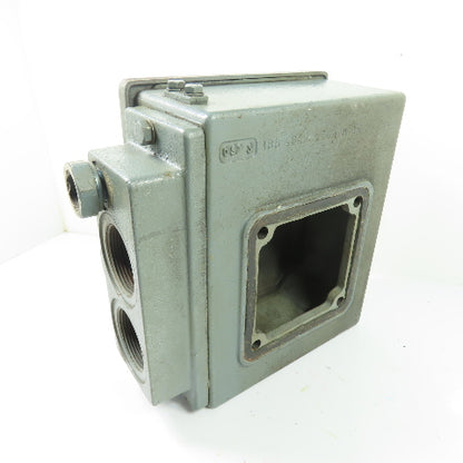 SEW Electric Motor Cast Conduit Terminal Junction Box Cover 9" x 7" x 3.25"