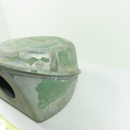 Lincoln Motor Vintage Aluminum Electric Motor Terminal Junction Box 8" OD