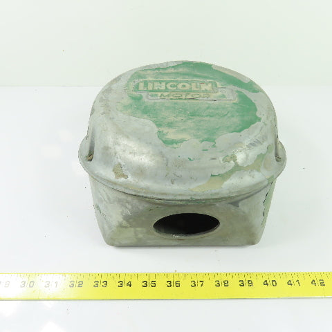 Lincoln Motor Vintage Aluminum Electric Motor Terminal Junction Box 8" OD