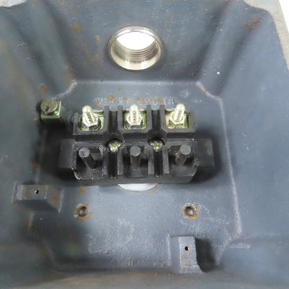 Electric Motor Cast Iron Conduit Terminal Box Cover 6.75" x 6.75"