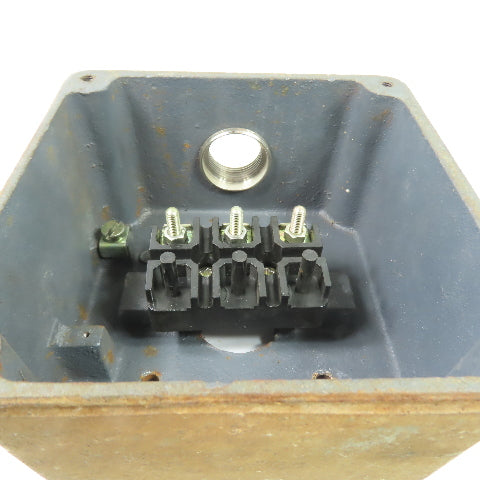 Electric Motor Cast Iron Conduit Terminal Box Cover 6.75" x 6.75"