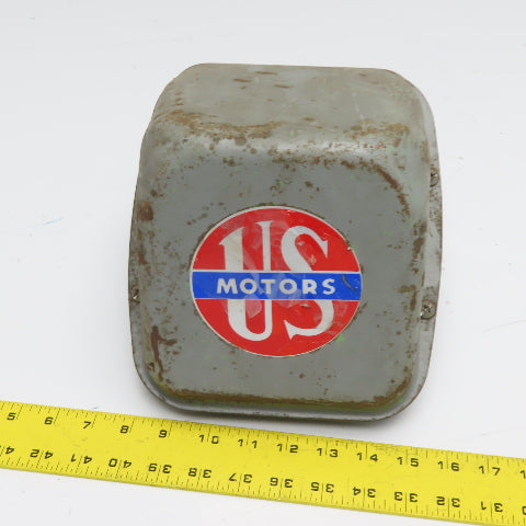 U.S. Motors Electric Motor Terminal Junction Box Cover Housing 6" x 6-3/4"