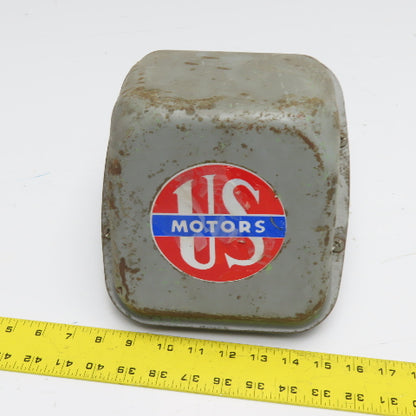 U.S. Motors Electric Motor Terminal Junction Box Cover Housing 6" x 6-3/4"