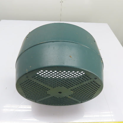 Electric Motor Fan Cover Shroud Guard 15-3/8" OD x 7-1/2" Wide