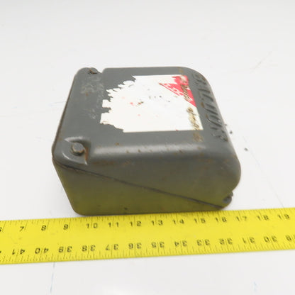 Baldor 10CB1500 Electric Motor Terminal Junction Box & Cover 6-1/4" x 7-1/2"