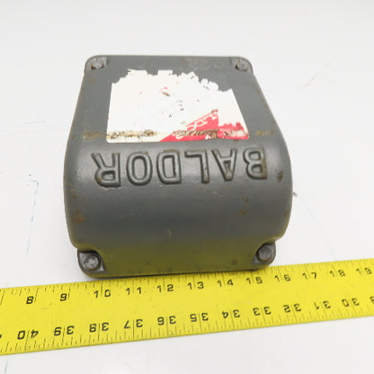 Baldor 10CB1500 Electric Motor Terminal Junction Box & Cover 6-1/4" x 7-1/2"