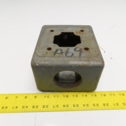 Baldor 10CB1500 Electric Motor Terminal Junction Box & Cover 6-1/4" x 7-1/2"