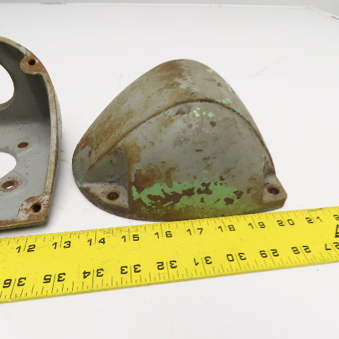 Electric Motor Terminal Junction Box 2-Piece Housing 6-1/4" x 7-1/2"