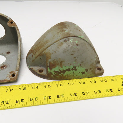 Electric Motor Terminal Junction Box 2-Piece Housing 6-1/4" x 7-1/2"