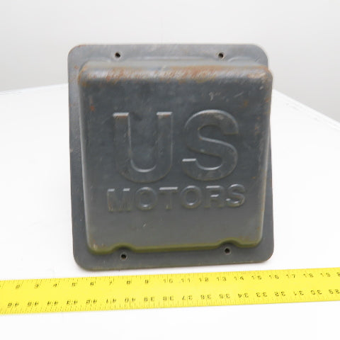 US Motors Cast Iron Electric Motor Terminal Box & Cover 12" x 12-1/2"