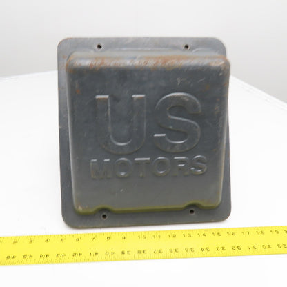 US Motors Cast Iron Electric Motor Terminal Box & Cover 12" x 12-1/2"