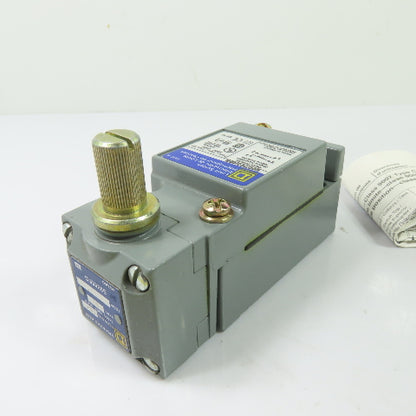 Square D 9007C54B2 Limit Switch 600VAC 250VDC 6P W/ 10° Operating Head NEW