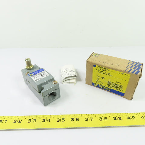 Square D 9007C54B2 Limit Switch 600VAC 250VDC 6P W/ 10° Operating Head NEW