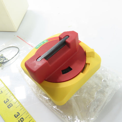 Radwell 194R-HS4E-SUB RAD-HS4E Red/Yellow Lockable Disconnect Switch Handle NEW