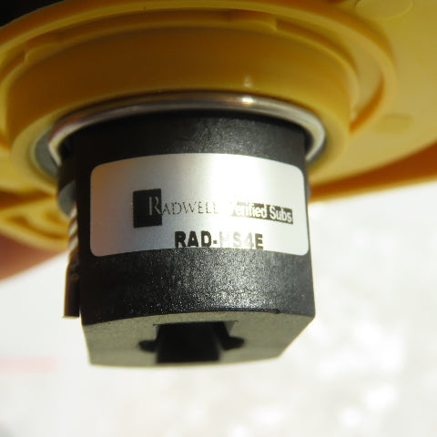Radwell 194R-HS4E-SUB RAD-HS4E Red/Yellow Lockable Disconnect Switch Handle NEW