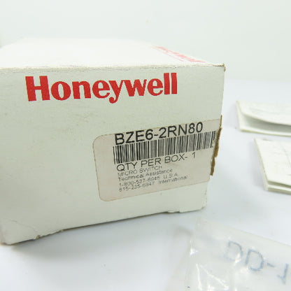 Honeywell BZE6-2RN80 Micro Switch Roller Plunger Limit Switch 240VAC NEW
