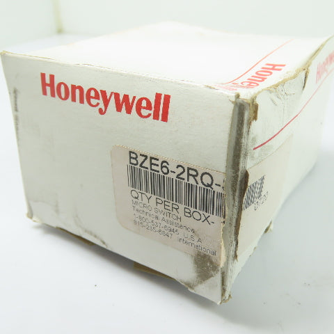 Honeywell BZE6-2RQ-S Micro Switch Limit Switch 15A 125/250/480VAC 2A 600VAC NEW