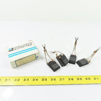 Reliance Electric 404844-F Motor Carbon Brushes Lot Of 4 NEW
