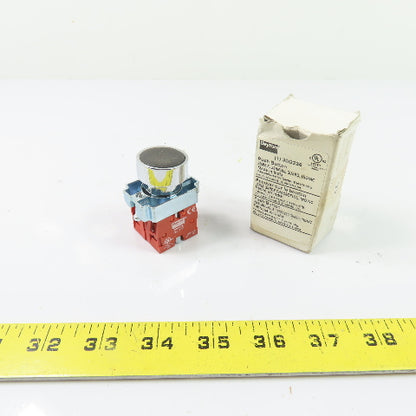 Dayton 30G236 22mm Flush/Full Guard Push Button 1NO/1NC NEW