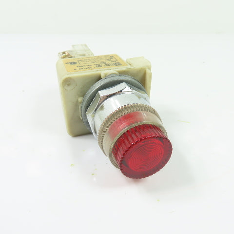 Square D 9001-KM1 Class 9001 Type KM1 Ser H Illuminated Push Button Switch Base