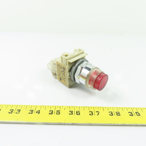 Square D 9001-KM1 Class 9001 Type KM1 Ser H Illuminated Push Button Switch Base