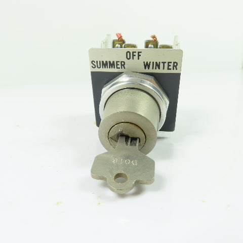 Allen-Bradley 800T-J44Q1 Key Operated Selector Switch NEMA 4 13 Series T