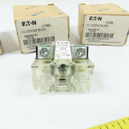 Eaton HT8B N.C. Contact Block Series B1 A600 P600 Lot of 3