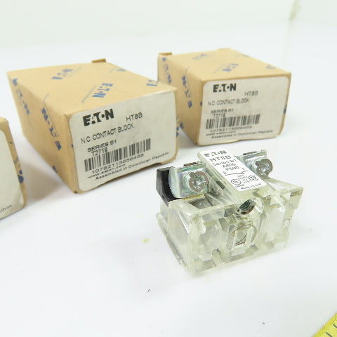 Eaton HT8B N.C. Contact Block Series B1 A600 P600 Lot of 3