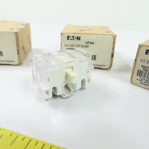 Eaton HT8A Normally Open Contact Block Series C1 NEW Lot Of 3