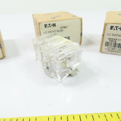 Eaton HT8A Normally Open Contact Block Series C1 NEW Lot Of 3