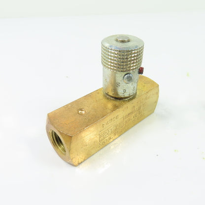 Parker F400B Metered Flow Control Valve 2000 PSI 5 GPM NEW