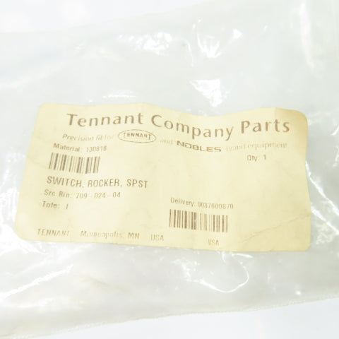 Tennant 130816 Rocker Switch SPST NEW