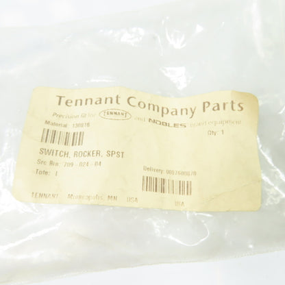 Tennant 130816 Rocker Switch SPST NEW