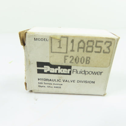 Parker F200B Metered Flow Control Valve 2000 PSI 3 GPM NEW