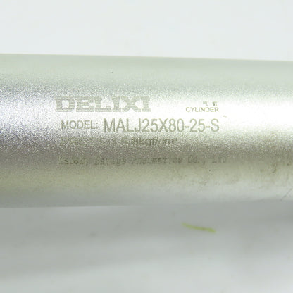 Delixi MALJ25X80-25-S Pneumatic Air Cylinder 25mm Bore 80mm Stroke