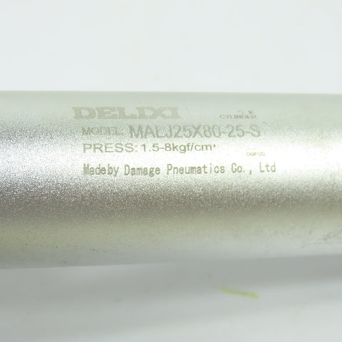Delixi MALJ25X80-25-S Pneumatic Air Cylinder 25mm Bore 80mm Stroke