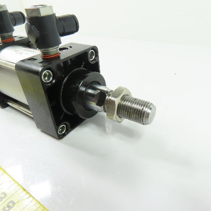 Senmu SCJ50-25-25-S Dual End Pneumatic Air Cylinder 50mm Bore 25mm Stroke
