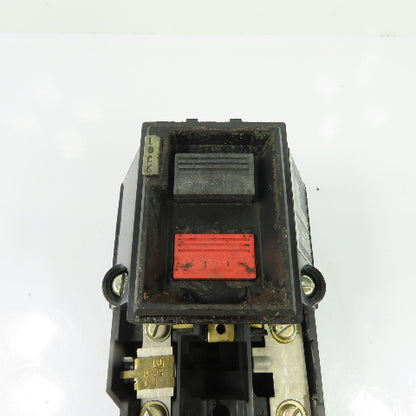 Square D 2510 MCG 3 Manual Motor Starter NEMA Size M-1 3Ph 600VAC Max