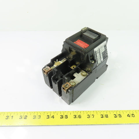 Square D 2510 MCG 3 Manual Motor Starter NEMA Size M-1 3Ph 600VAC Max