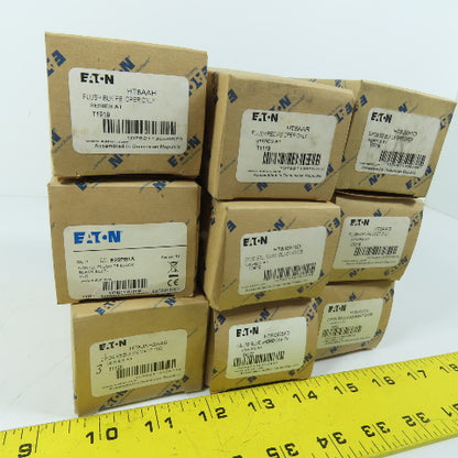 Eaton HT8AAH Assorted Pushbutton Operators & Selector Switches Lot of 9