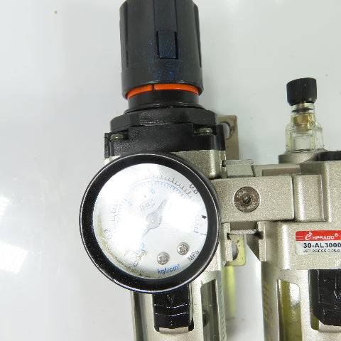 HPRADO 30-AL3000-03 30-AW3000-03 Pneumatic Air Filter Regulator Lubricator Combo