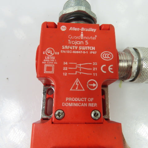 Allen-Bradley EN/IEC-60947-5-1 Guardmaster Trojan 5 Safety Switch IP67