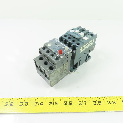 Schneider Electric LC1N0910 Contactor 220V Coil 600V W/ Relay LRN10N 4-6A