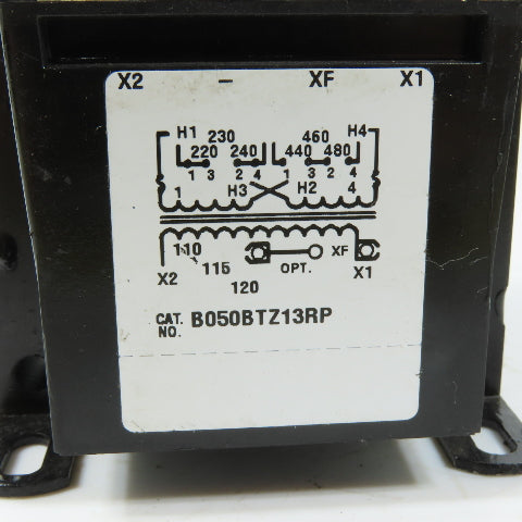 Micron Control B050BTZ13RP Transformer 50VA 230x460V Primary 100-120V Secondary