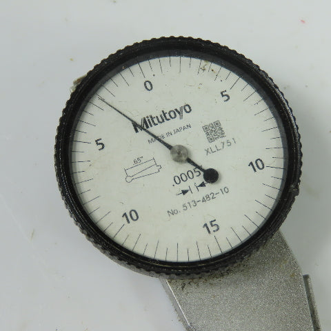 Mitutoyo 513-482-10 Horizontal Dial Test Indicator 0.0005" XLL751