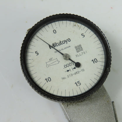 Mitutoyo 513-482-10 Horizontal Dial Test Indicator 0.0005" XLL751